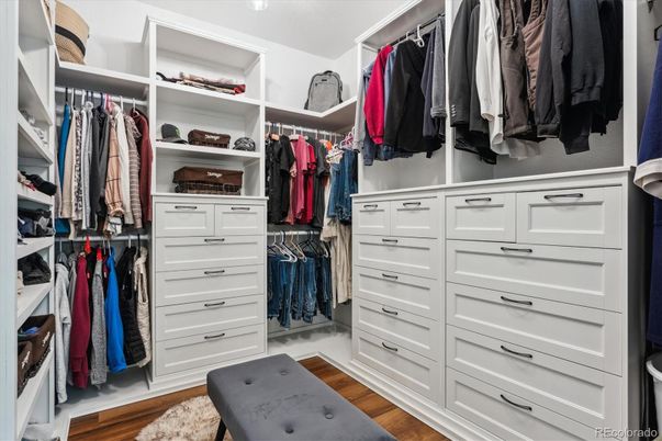 Interior, Walk-in Closets, Wood Texture Flooring
