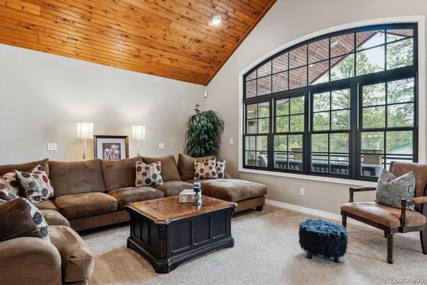 Interior, Living room, Recessed Lighting, Wooden Ceilings
