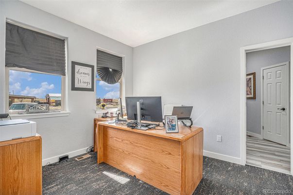 Home Office, Interior, Wood Texture Flooring