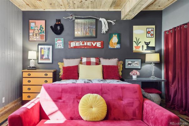 Bedroom, Interior, Wooden Ceilings