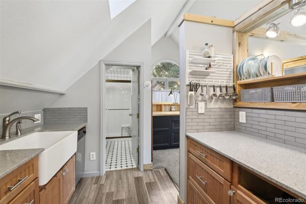 Bathroom, Interior, Wood Texture Flooring