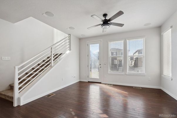 Empty room, Interior, Wood Texture Flooring
