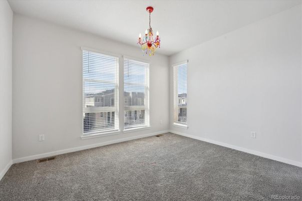 Chandelier, Empty room, Interior