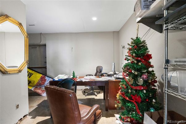 Home Office, Interior, Recessed Lighting