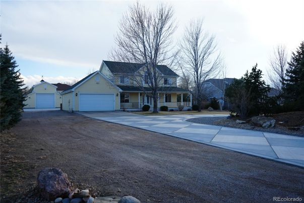 Attached, Backyard, Detached Garage, Exterior, Facade, Cape Cod