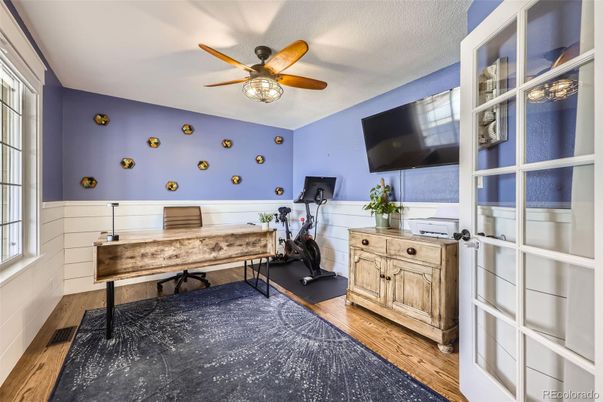 Home Office, Interior, Wood Texture Flooring