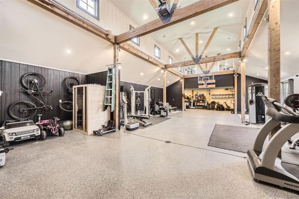 Fitness Equipment, Gym, Interior, Recessed Lighting