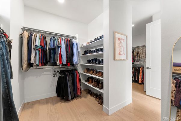 Interior, Recessed Lighting, Walk-in Closets, Wood Texture Flooring