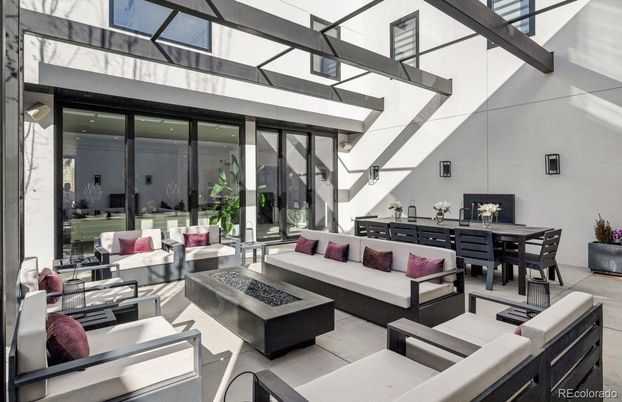 Dining room, Glass Ceilings, Interior