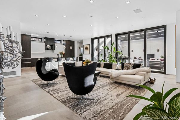 Interior, Kitchen, Living room, Pendant Lights, Recessed Lighting