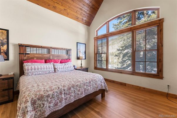 Bedroom, Interior, Wooden Ceilings, Wood Texture Flooring