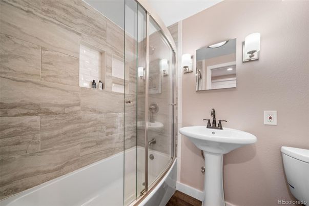 Bathroom, Glass Shower, Interior