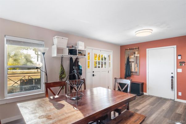 Dining room, Interior, Wood Texture Flooring