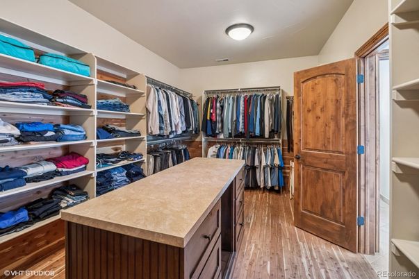 Interior, Walk-in Closets, Wood Texture Flooring