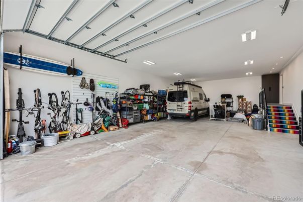 Garage, Interior, Recessed Lighting