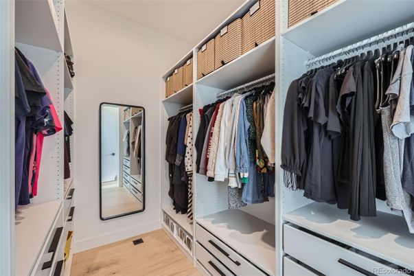 Interior, Walk-in Closets, Wood Texture Flooring