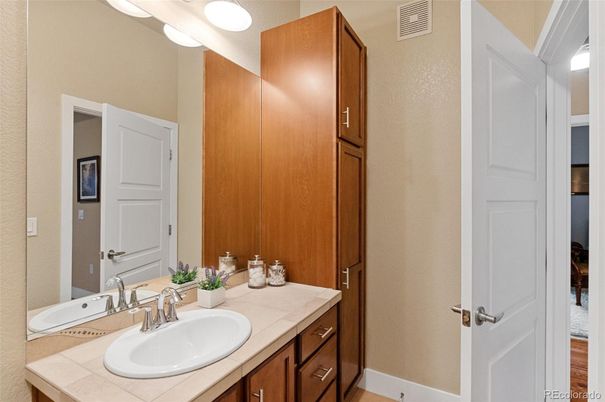 Bathroom, Dual Sink Vanities, Interior, Tile Countertops