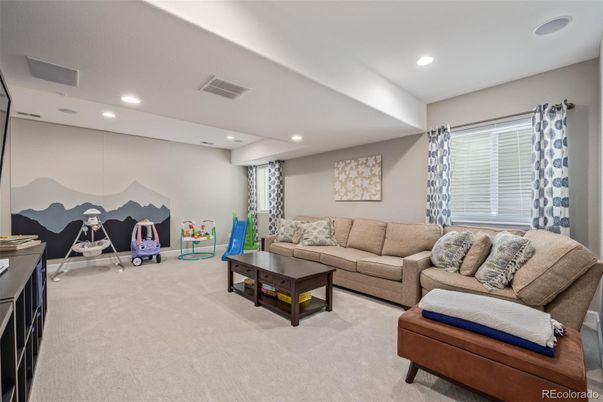 Interior, Living room, Recessed Lighting