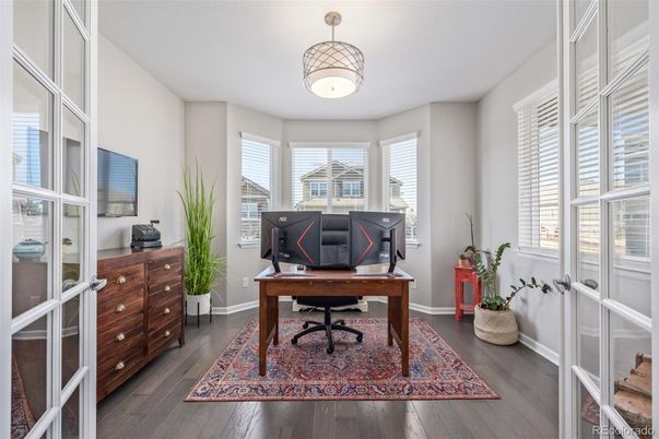 Home Office, Interior, Wood Texture Flooring