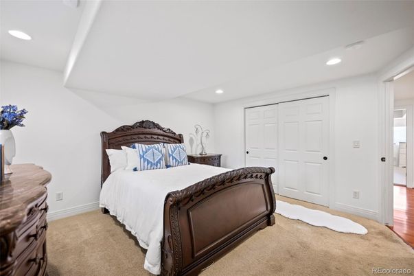 Bedroom, Interior, Recessed Lighting