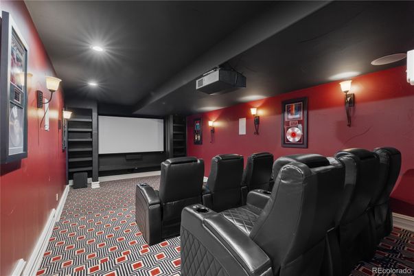 Home Theatre Room, Interior, Projection Screen, Theatre Room