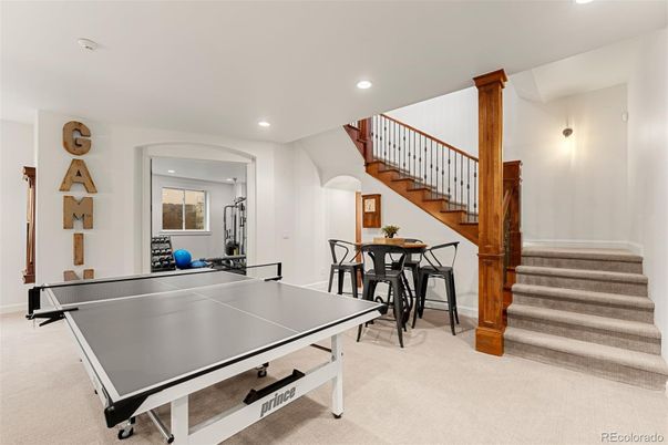 Fitness Equipment, Game Room, Interior, Recessed Lighting