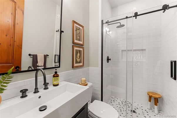 Bathroom, Glass Shower, Interior