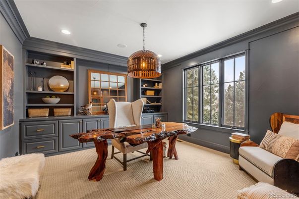 Home Office, Interior, Pendant Lights, Recessed Lighting