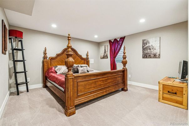 Bedroom, Interior, Recessed Lighting