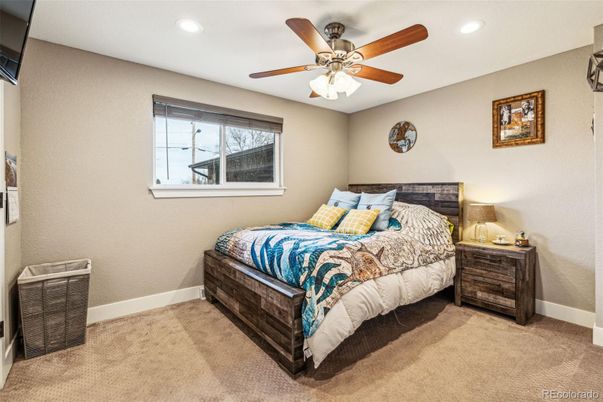 Bedroom, Interior, Recessed Lighting