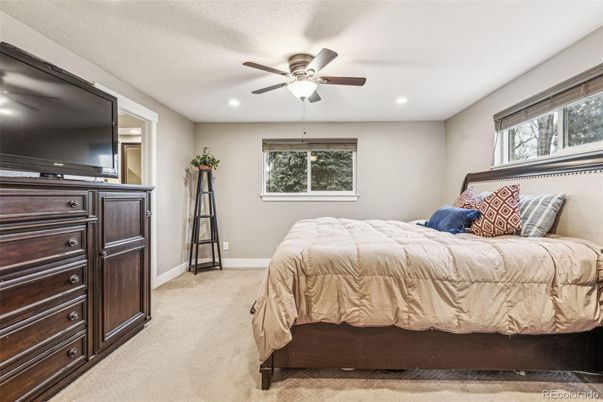 Bedroom, Interior, Recessed Lighting