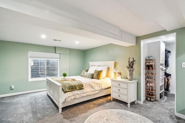 Bedroom, Interior, Recessed Lighting