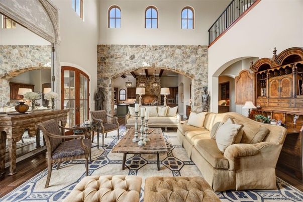 Fireplace, Interior, Living room, Stone Walls, Wood Texture Flooring