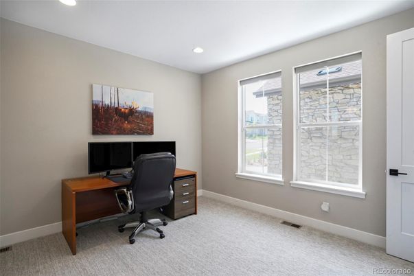 Home Office, Interior, Recessed Lighting