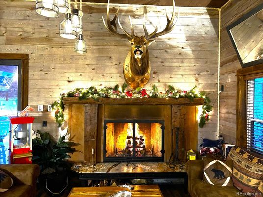 Fireplace, Interior, Wood Texture Flooring, Wooden Walls