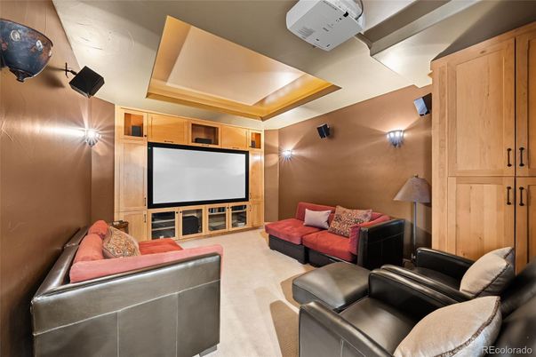 Interior, Projection Screen, Theatre Room