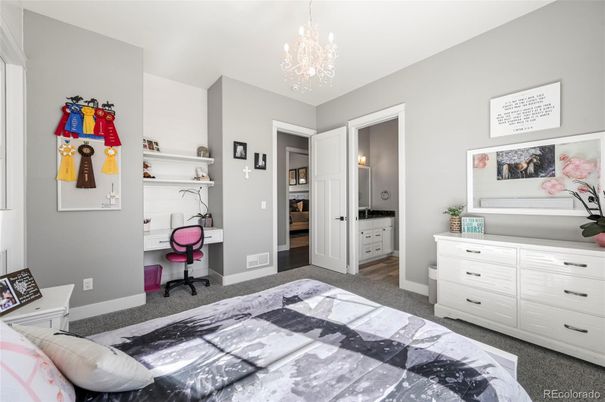 Chandelier, Home Office, Interior