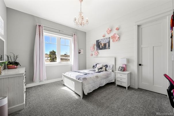 Bedroom, Chandelier, Interior