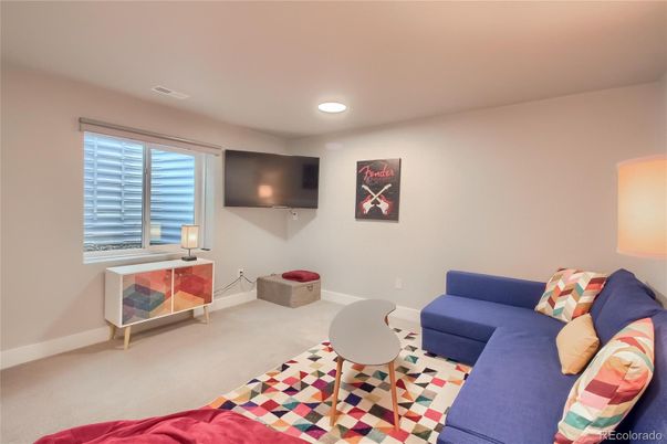 Interior, Living room, Recessed Lighting