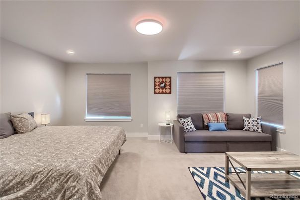 Bedroom, Interior, Recessed Lighting