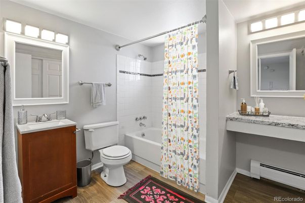 Bathroom, Interior, Wood Texture Flooring