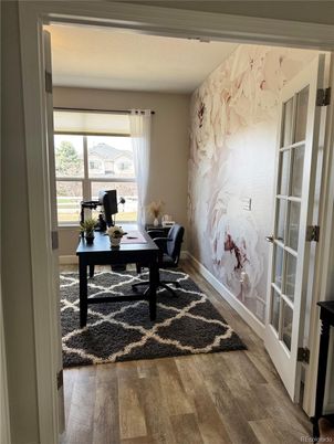 Home Office, Interior, Wood Texture Flooring