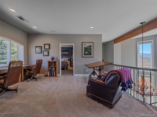 Home Office, Interior, Recessed Lighting