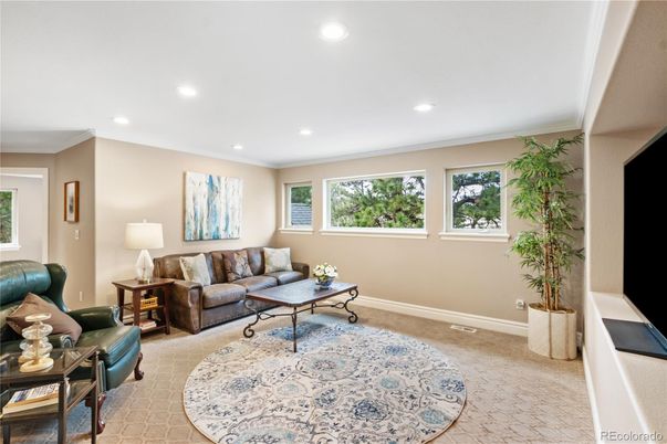 Interior, Living room, Recessed Lighting