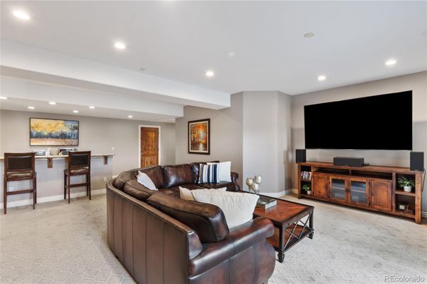 Interior, Living room, Recessed Lighting