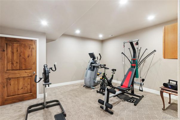 Fitness Equipment, Interior, Recessed Lighting