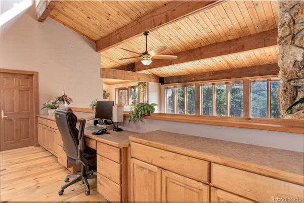 Home Office, Interior, Wooden Beams, Wooden Ceilings, Wood Texture Flooring