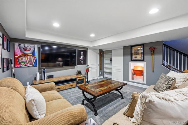 Interior, Living room, Recessed Lighting