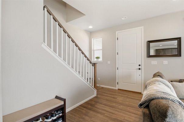 Interior, Recessed Lighting, Wood Texture Flooring
