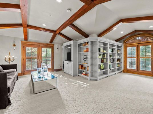 Interior, Recessed Lighting, Wooden Beams